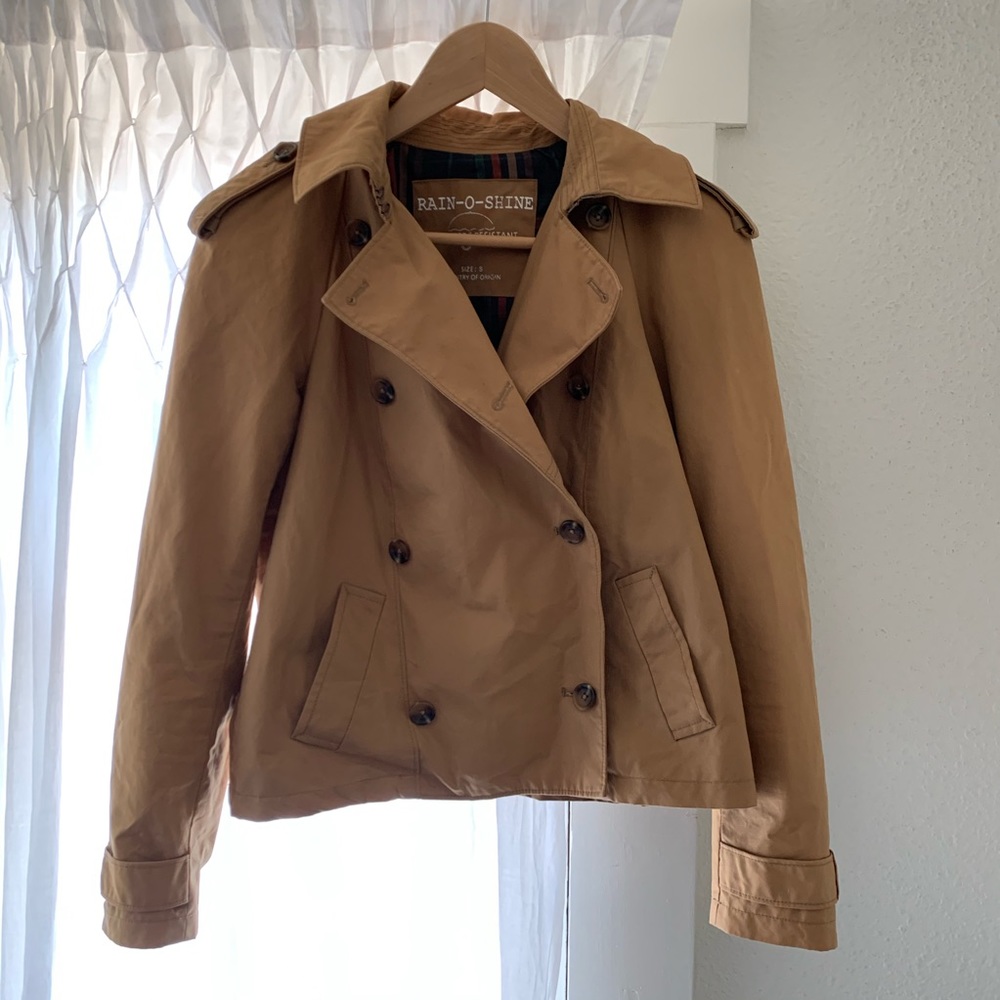 Madewell Rain-o-Shine double breasted, waterproof trench coat